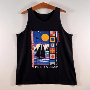 VTG 90s Mendez Sportswear PUT-IN-BAY Tank - XL